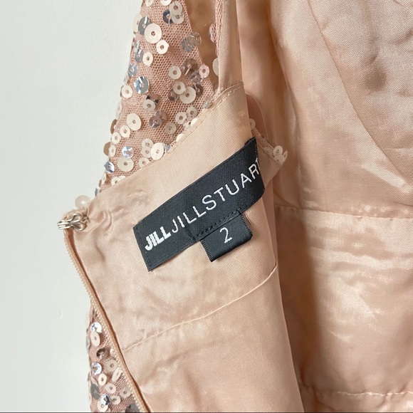 Jill Jill Stuart Champagne Sequin Dress - Picture 9 of 9
